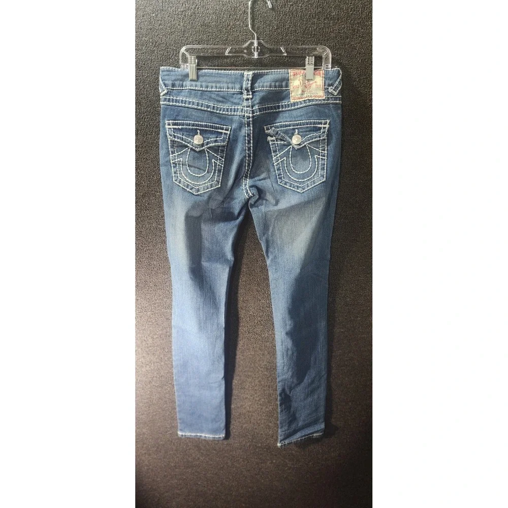 VTG True Religion Billy Super T Jeans Made USA Medium Wash Straight Size 32